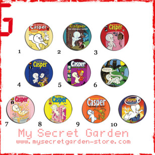 Casper - Pinback Button Badge Set 1a, 1b or 1c ( or Hair Ties / 4.4 cm Badge / Magnet / Keychain Set )